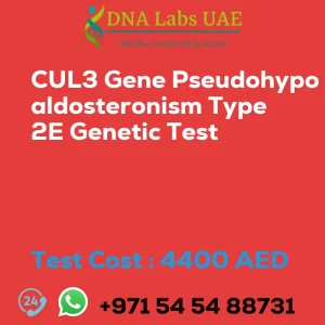 CUL3 Gene Pseudohypoaldosteronism Type 2E Genetic Test sale cost 4400 AED