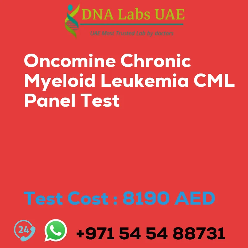 Oncomine Chronic Myeloid Leukemia CML Panel Test sale cost 8190 AED