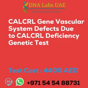 CALCRL Gene Vascular System Defects Due to CALCRL Deficiency Genetic Test sale cost 4400 AED