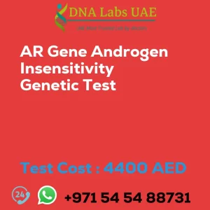 AR Gene Androgen Insensitivity Genetic Test sale cost 4400 AED