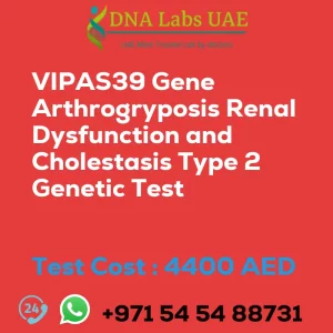 VIPAS39 Gene Arthrogryposis Renal Dysfunction and Cholestasis Type 2 Genetic Test sale cost 4400 AED