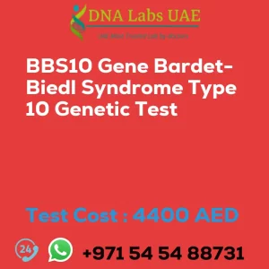 BBS10 Gene Bardet-Biedl Syndrome Type 10 Genetic Test sale cost 4400 AED