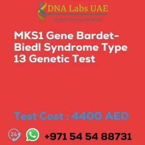 MKS1 Gene Bardet-Biedl Syndrome Type 13 Genetic Test sale cost 4400 AED