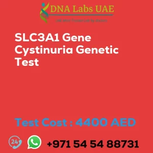 SLC3A1 Gene Cystinuria Genetic Test sale cost 4400 AED