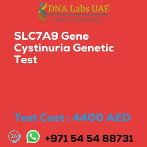 SLC7A9 Gene Cystinuria Genetic Test sale cost 4400 AED