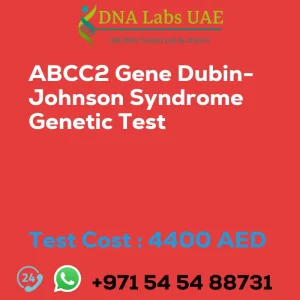 ABCC2 Gene Dubin-Johnson Syndrome Genetic Test sale cost 4400 AED