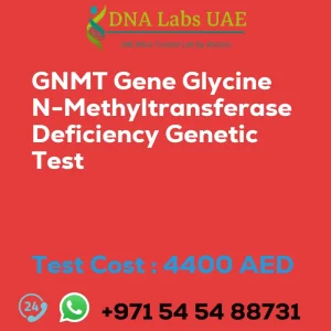 GNMT Gene Glycine N-Methyltransferase Deficiency Genetic Test sale cost 4400 AED