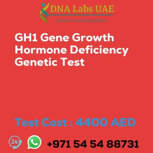 GH1 Gene Growth Hormone Deficiency Genetic Test sale cost 4400 AED