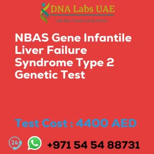 NBAS Gene Infantile Liver Failure Syndrome Type 2 Genetic Test sale cost 4400 AED