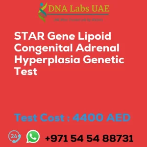 STAR Gene Lipoid Congenital Adrenal Hyperplasia Genetic Test sale cost 4400 AED