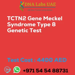 TCTN2 Gene Meckel Syndrome Type 8 Genetic Test sale cost 4400 AED