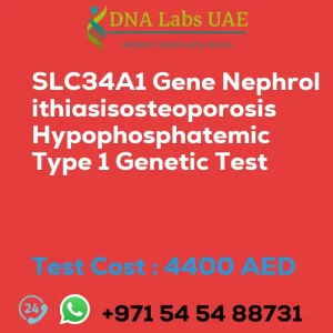 SLC34A1 Gene Nephrolithiasisosteoporosis Hypophosphatemic Type 1 Genetic Test sale cost 4400 AED