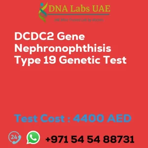 DCDC2 Gene Nephronophthisis Type 19 Genetic Test sale cost 4400 AED
