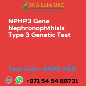 NPHP3 Gene Nephronophthisis Type 3 Genetic Test sale cost 4400 AED