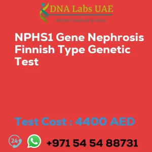 NPHS1 Gene Nephrosis Finnish Type Genetic Test sale cost 4400 AED
