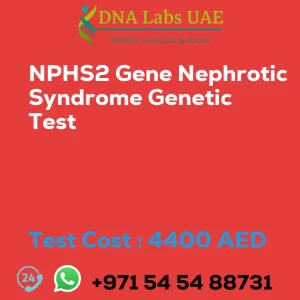 NPHS2 Gene Nephrotic Syndrome Genetic Test sale cost 4400 AED