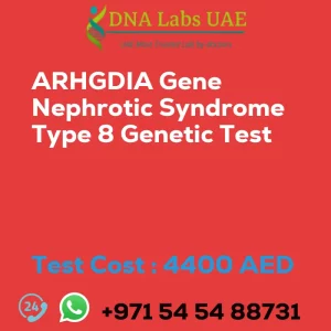 ARHGDIA Gene Nephrotic Syndrome Type 8 Genetic Test sale cost 4400 AED