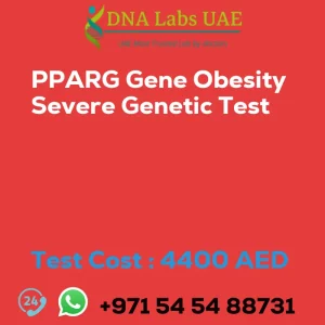 PPARG Gene Obesity Severe Genetic Test sale cost 4400 AED