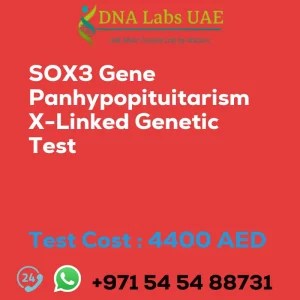 SOX3 Gene Panhypopituitarism X-Linked Genetic Test sale cost 4400 AED