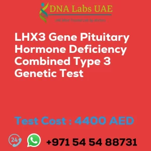 LHX3 Gene Pituitary Hormone Deficiency Combined Type 3 Genetic Test sale cost 4400 AED