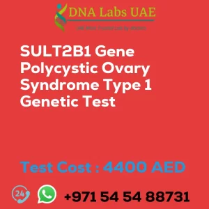 SULT2B1 Gene Polycystic Ovary Syndrome Type 1 Genetic Test sale cost 4400 AED