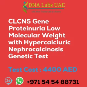 CLCN5 Gene Proteinuria Low Molecular Weight with Hypercalciuric Nephrocalcinosis Genetic Test sale cost 4400 AED
