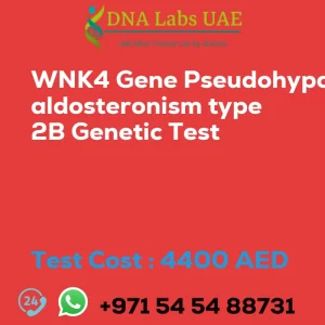 WNK4 Gene Pseudohypoaldosteronism type 2B Genetic Test sale cost 4400 AED