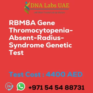 RBM8A Gene Thromocytopenia-Absent-Radius-Syndrome Genetic Test sale cost 4400 AED