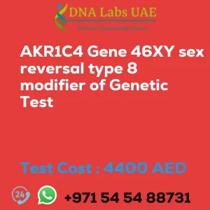 AKR1C4 Gene 46XY sex reversal type 8 modifier of Genetic Test sale cost 4400 AED