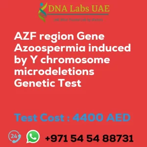 AZF region Gene Azoospermia induced by Y chromosome microdeletions Genetic Test sale cost 4400 AED