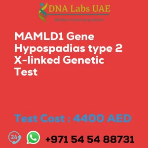 MAMLD1 Gene Hypospadias type 2 X-linked Genetic Test sale cost 4400 AED