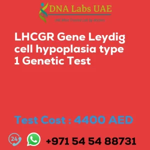 LHCGR Gene Leydig cell hypoplasia type 1 Genetic Test sale cost 4400 AED
