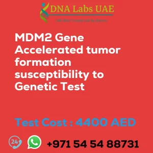 MDM2 Gene Accelerated tumor formation susceptibility to Genetic Test sale cost 4400 AED