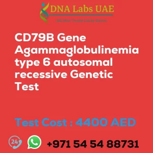 CD79B Gene Agammaglobulinemia type 6 autosomal recessive Genetic Test sale cost 4400 AED