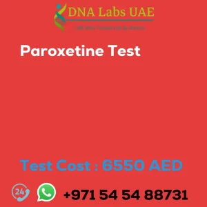Paroxetine Test sale cost 6550 AED