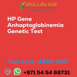 HP Gene Anhaptoglobinemia Genetic Test sale cost 4400 AED