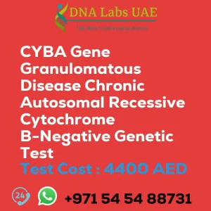 CYBA Gene Granulomatous Disease Chronic Autosomal Recessive Cytochrome B-Negative Genetic Test sale cost 4400 AED