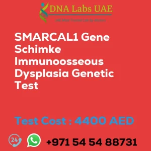 SMARCAL1 Gene Schimke Immunoosseous Dysplasia Genetic Test sale cost 4400 AED