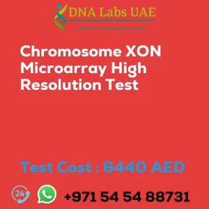 Chromosome XON Microarray High Resolution Test sale cost 6440 AED