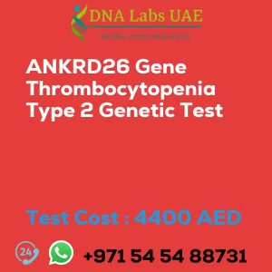 ANKRD26 Gene Thrombocytopenia Type 2 Genetic Test sale cost 4400 AED