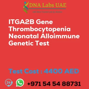 ITGA2B Gene Thrombocytopenia Neonatal Alloimmune Genetic Test sale cost 4400 AED