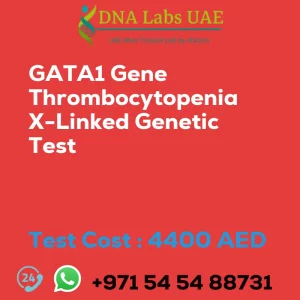 GATA1 Gene Thrombocytopenia X-Linked Genetic Test sale cost 4400 AED