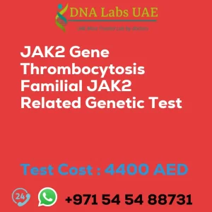 JAK2 Gene Thrombocytosis Familial JAK2 Related Genetic Test sale cost 4400 AED