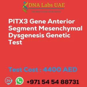 PITX3 Gene Anterior Segment Mesenchymal Dysgenesis Genetic Test sale cost 4400 AED