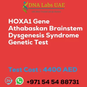 HOXA1 Gene Athabaskan Brainstem Dysgenesis Syndrome Genetic Test sale cost 4400 AED