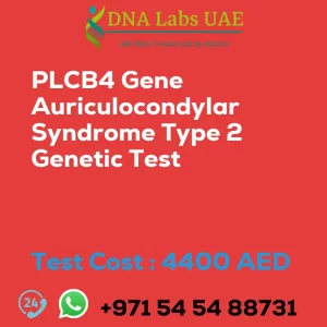 PLCB4 Gene Auriculocondylar Syndrome Type 2 Genetic Test sale cost 4400 AED