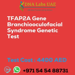 TFAP2A Gene Branchiooculofacial Syndrome Genetic Test sale cost 4400 AED