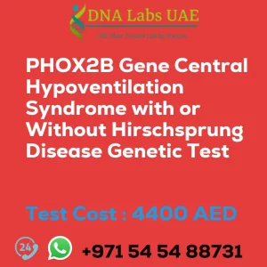 PHOX2B Gene Central Hypoventilation Syndrome with or Without Hirschsprung Disease Genetic Test sale cost 4400 AED