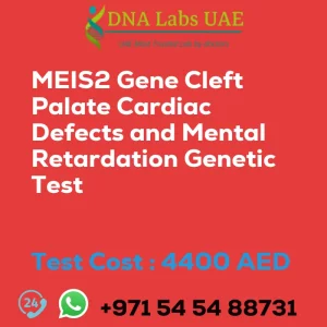 MEIS2 Gene Cleft Palate Cardiac Defects and Mental Retardation Genetic Test sale cost 4400 AED
