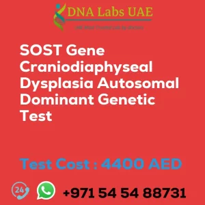 SOST Gene Craniodiaphyseal Dysplasia Autosomal Dominant Genetic Test sale cost 4400 AED